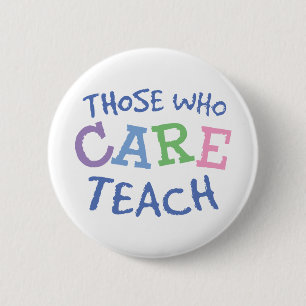 Teachers Care Button
