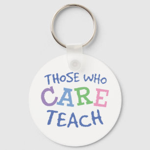 Teachers Care Keychain