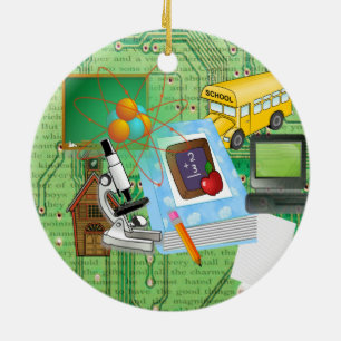 Teacher's Ceramic Tree Decoration