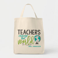 Teachers Change The World School Personalised Name