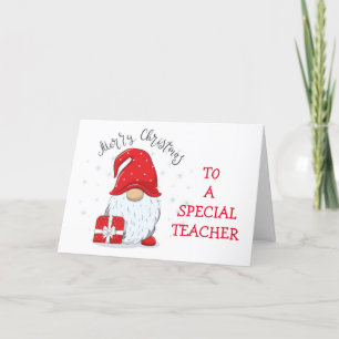 **TEACHER'S CHRISTMAS" CARD