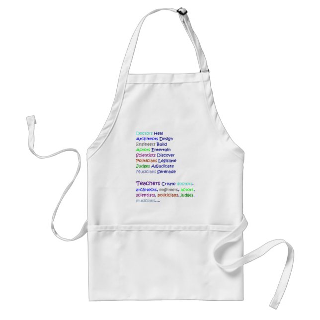 Teachers Create Standard Apron (Front)