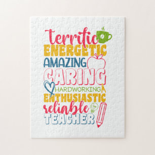 Teacher's Day Amazing Caring Teacher Jigsaw Puzzle
