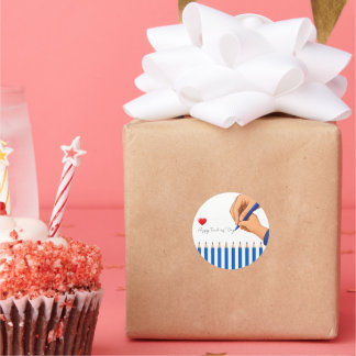 Teachers' Day Appreciation Classic Round Sticker