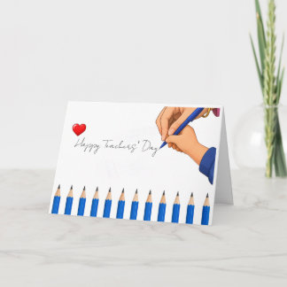 Teachers' Day Appreciation Thank You Card