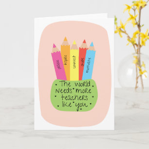 Teachers day Appreciation   Thankyou  Card