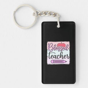 Teacher's Day Blessed Teacher Key Ring