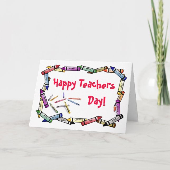 Teachers Day Card (Front)