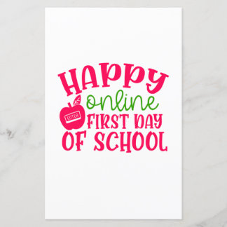Teacher's Day Happy Online First Day Of School