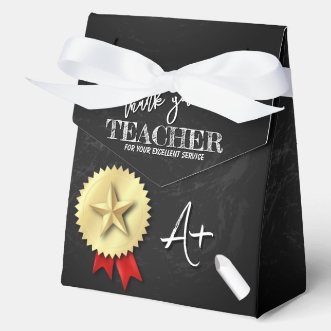Teachers Day | Teacher Appreciation Favour Box (Front)