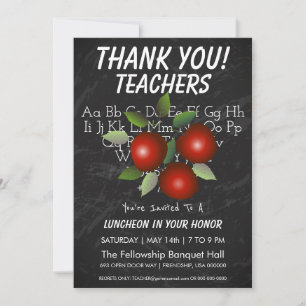 Teachers Day Teacher Appreciation Invitations