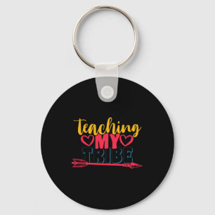 Teacher's Day Teaching My Tribe Key Ring