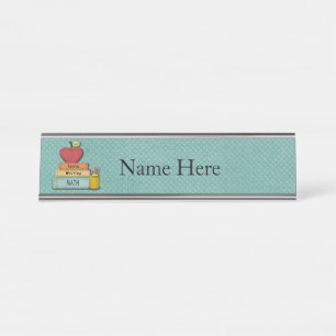 Teachers Desk Name Plate