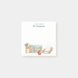 Teachers Desk Personalized Teacher Post-it Notes