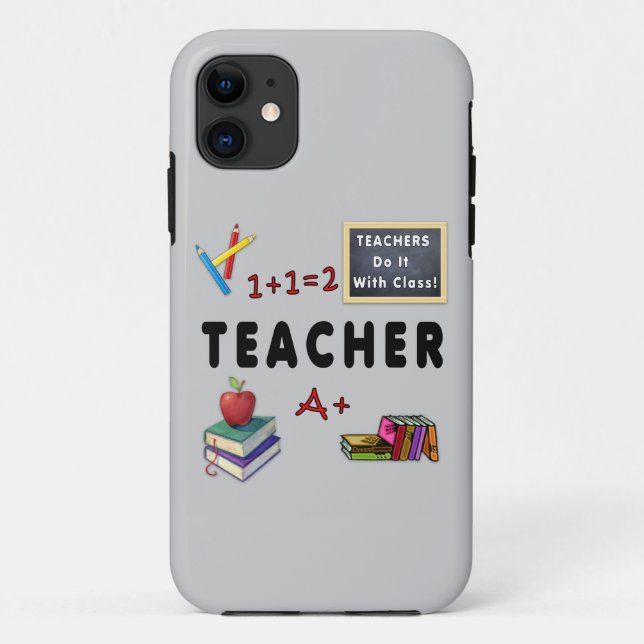 Teachers Do It With Class Case-Mate iPhone Case (Back)