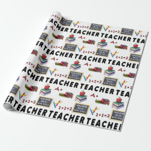Teachers Do It With Class    Wrapping Paper