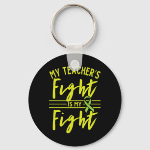 Teacher's Fight Is My Fight Kidney Disease Awarene Key Ring
