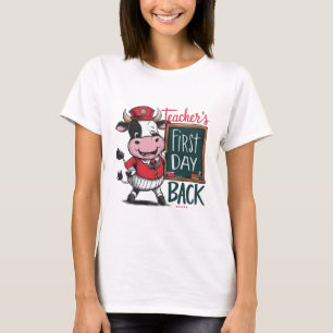 teacher's first day back design t-shirt