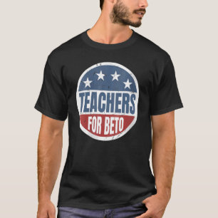 Teachers For Beto Texas American Flag Vintage T-Shirt