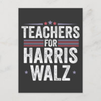 Teachers for Harris Walz 2024 Election Kamala Tim 