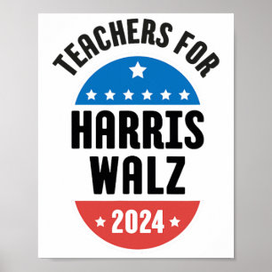 Teachers For Harris Wheimer 2024  Poster