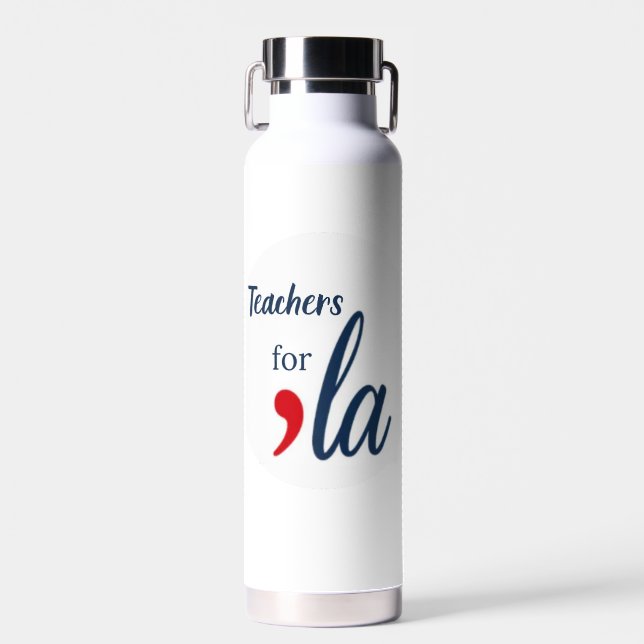 Teachers for 'LA Kamala Harris  Water Bottle (Front)