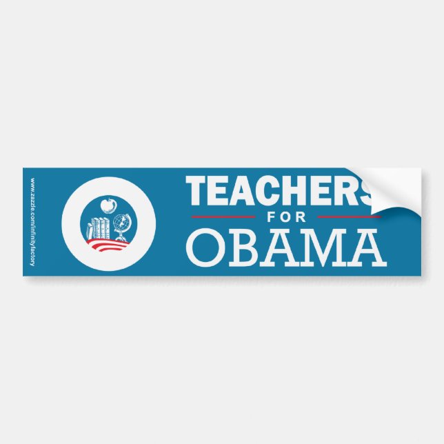 Teachers for Obama Bumper Sticker (Front)