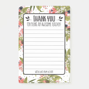 Teacher's Gift Post-it® Notes - Gifts for Teachers