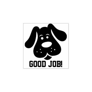 Teachers Good Job Puppy Dog Stamp