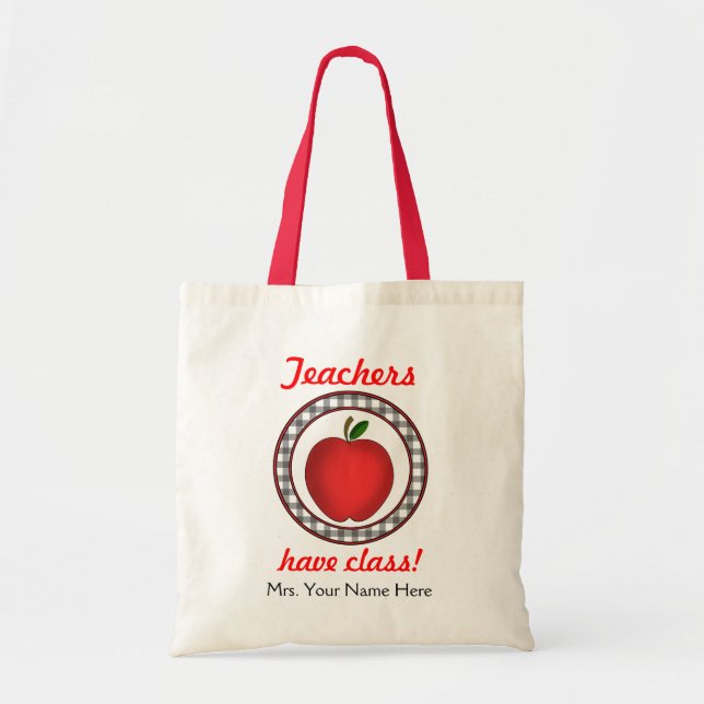 Teachers Have Class Apple Bag (Front)