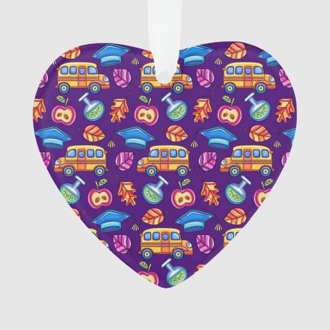 Teachers Have Heart Ornament (Front)