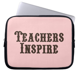 Teachers Inspire Laptop Sleeve