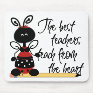 Teacher's Ladybug Mouse Pad
