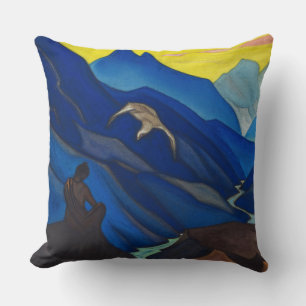 Teacher's Legacy by Nicholas Roerich Cushion