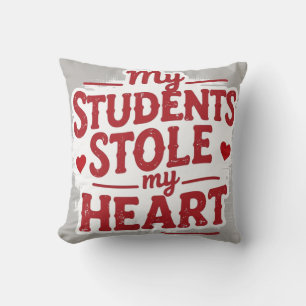 Teachers love students cushion