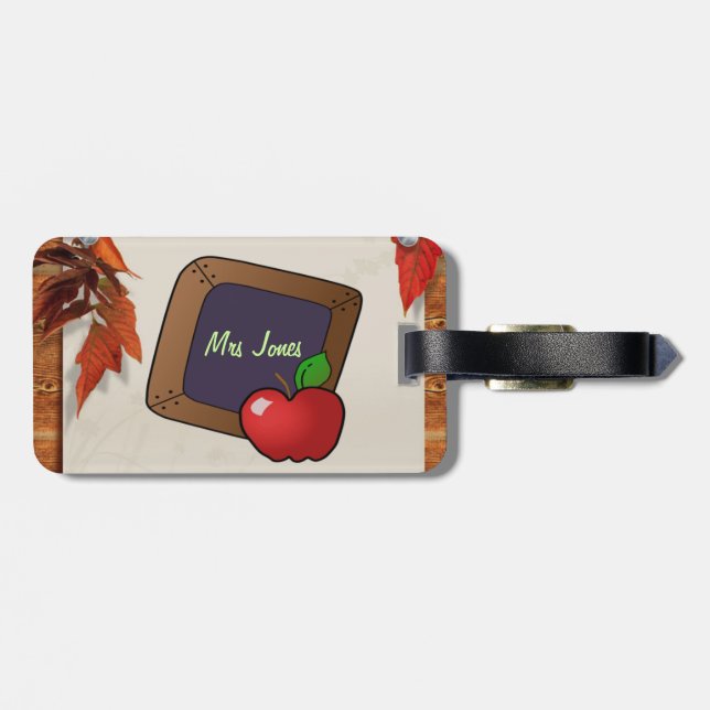 Teacher's Luggage Tag (Back Horizontal)