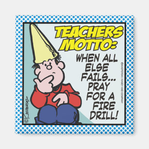 Teachers Motto Magnet