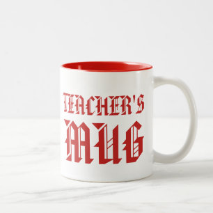 Teacher's mug Cute Bright Fun Humour Slogan Mug