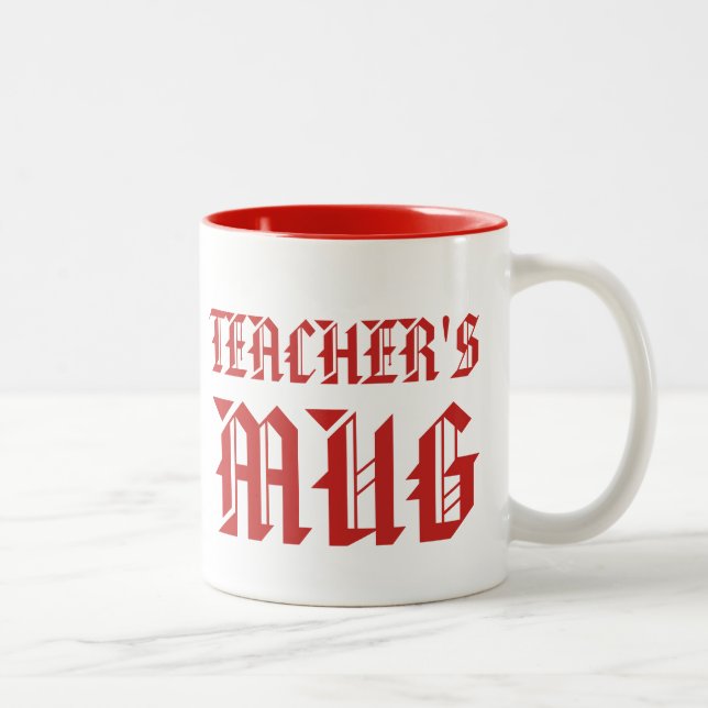Teacher's mug | Cute Bright Fun Humour Slogan Mug (Right)