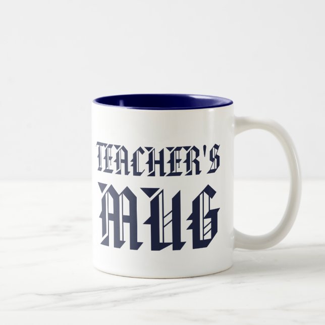 Teacher's mug | Cute Navy Fun Humour Slogan Mug (Right)