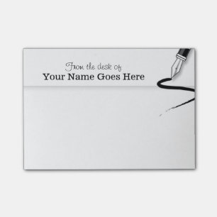 Teachers name desk note organiser