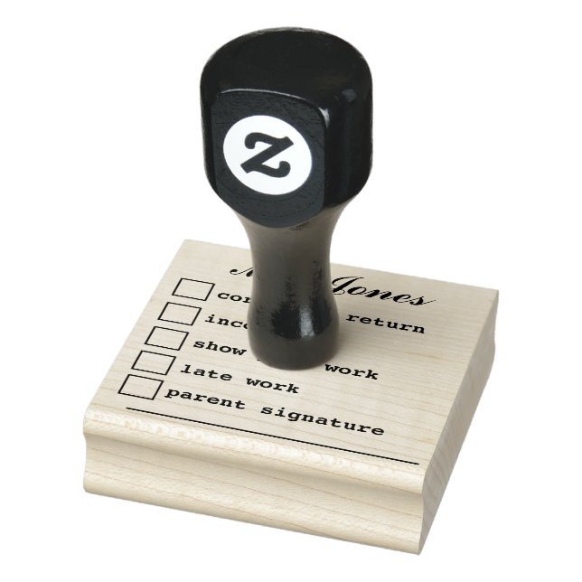 "Teacher's Notes" Rubber Stamp (Stamp)
