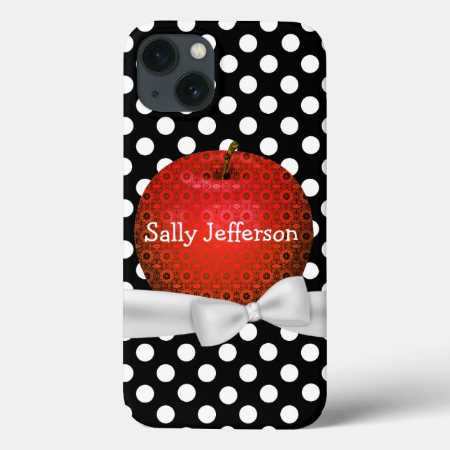 Teacher's Pattern Apple Case-Mate iPhone Case (Back)