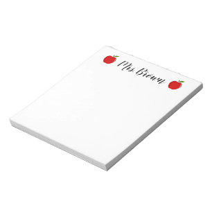 Teacher's Personalised Name Monogram Notepad