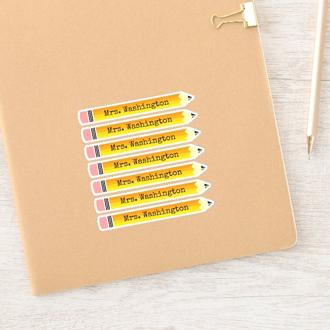 Teacher's Personalised Pencil (Notebook)