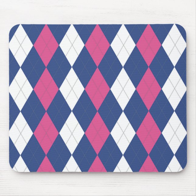 Teacher's Pet Argyle Mousepad (Front)