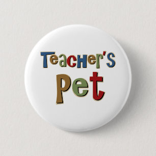 Teachers Pet Colourful 6 Cm Round Badge
