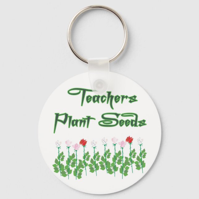 TEACHERS PLANT SEEDS KEY RING (Front)