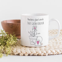 Teachers Plant Seeds Quote Cute Doodle Custom