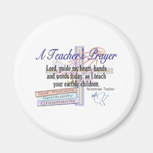 Teacher's Prayer Gifts---Unique Teacher Magnet